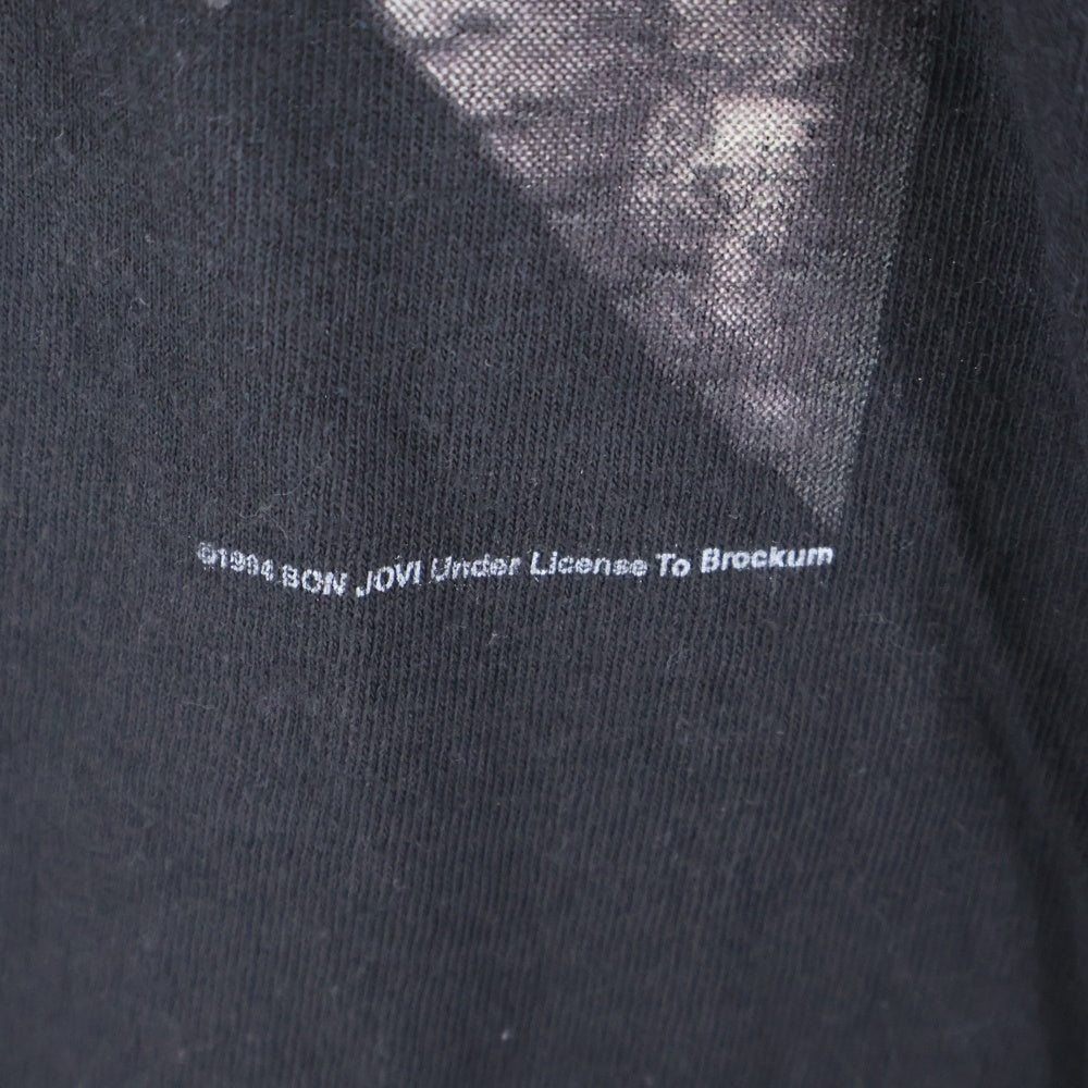 VINTAGE(ヴィンテージ) 90s Bon Jovi 1995 Crossroad World Tour Anytime Anywhere Tee 両面プリント 半袖Tシャツ カットソー