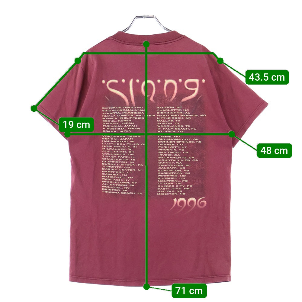 VINTAGE(ヴィンテージ) 90s DEF LEPPARD c1996 SLANG TOUR 1996 TEE Tシャツ 半袖