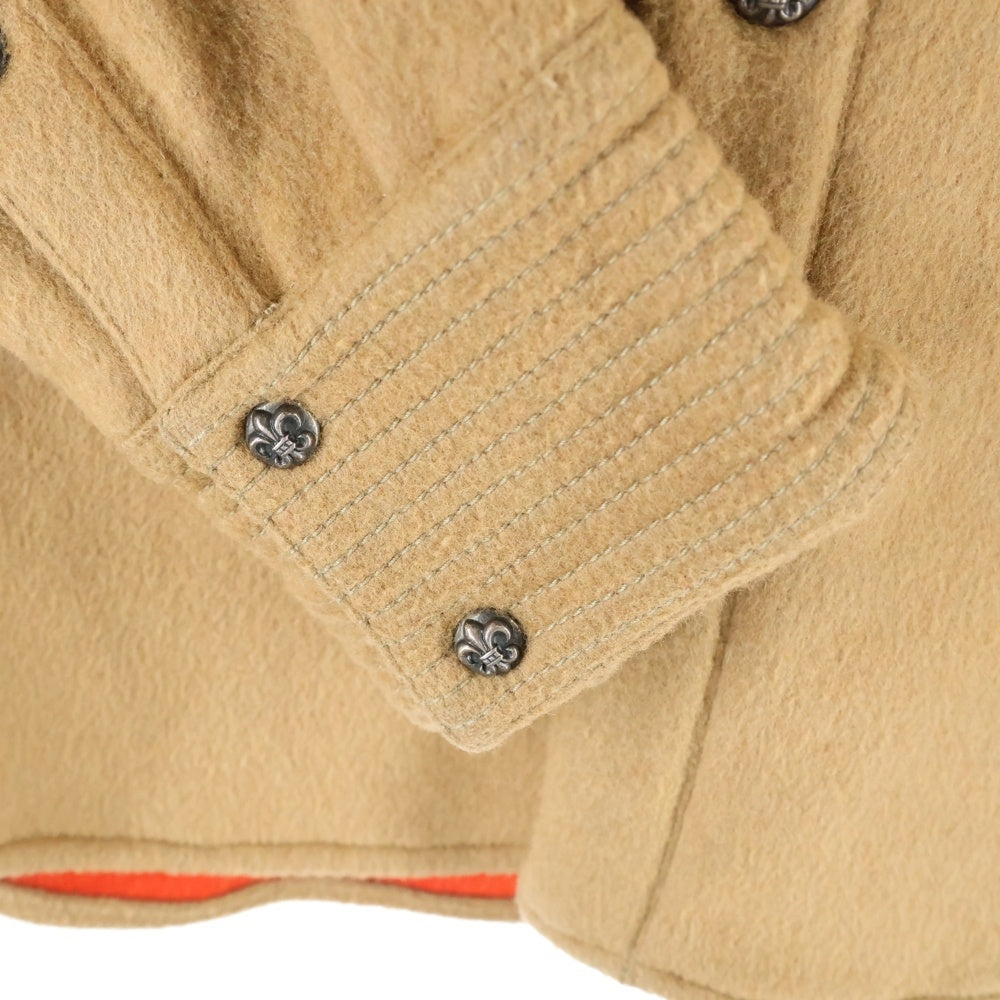 CHROME HEARTS(クロムハーツ) ARMY FBRC BS FLUER アーミーシャツ BSフレアボタンウールミリタリー長袖シャツ ブラウン