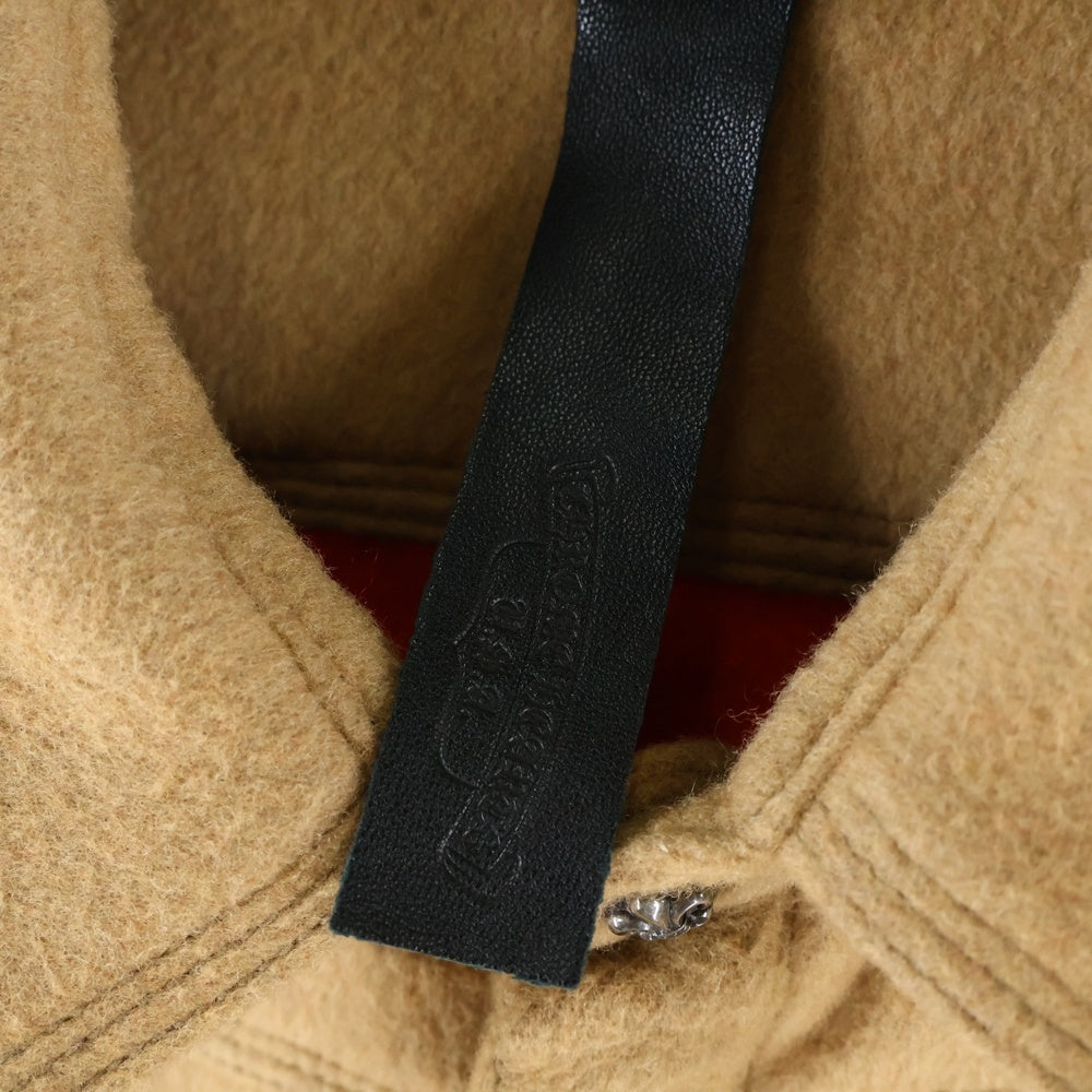 CHROME HEARTS(クロムハーツ) ARMY FBRC BS FLUER アーミーシャツ BSフレアボタンウールミリタリー長袖シャツ ブラウン