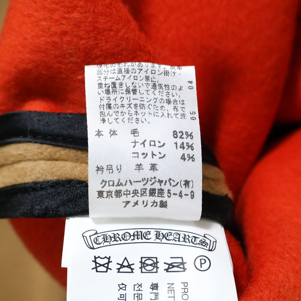 CHROME HEARTS(クロムハーツ) ARMY FBRC BS FLUER アーミーシャツ BSフレアボタンウールミリタリー長袖シャツ ブラウン