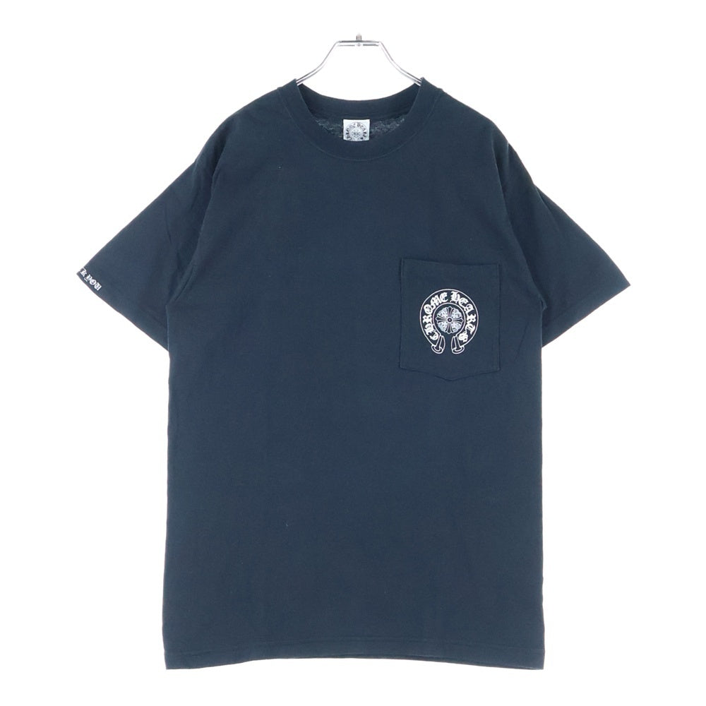 CHROME HEARTS(クロムハーツ) OLD バックセメタリープリント 半袖ポケットTシャツ カットソー ブラック