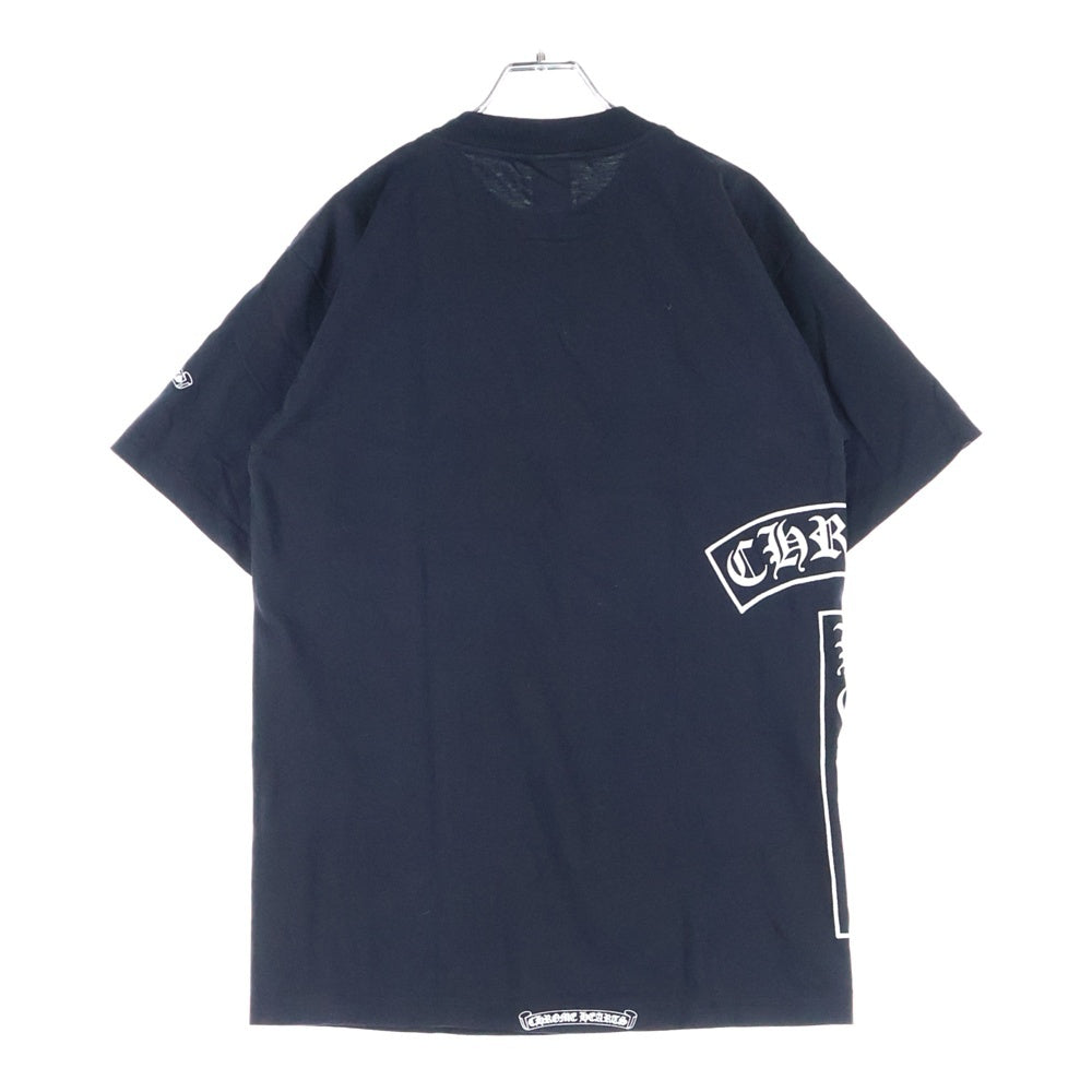 CHROME HEARTS(クロムハーツ) OLD SCROLL LOGO TEE サイドスクロールロゴ 半袖ポケットTシャツ カットソー ブラック