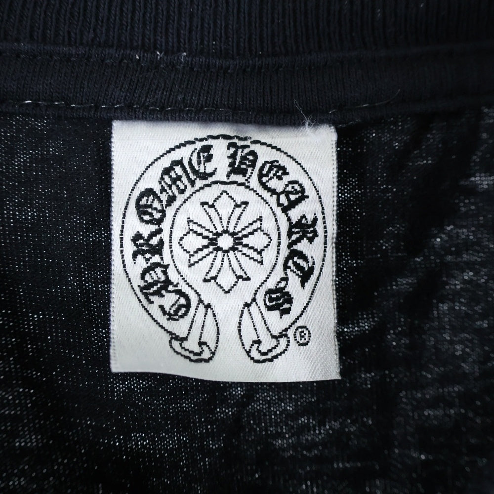 CHROME HEARTS(クロムハーツ) OLD SCROLL LOGO TEE サイドスクロールロゴ 半袖ポケットTシャツ カットソー ブラック