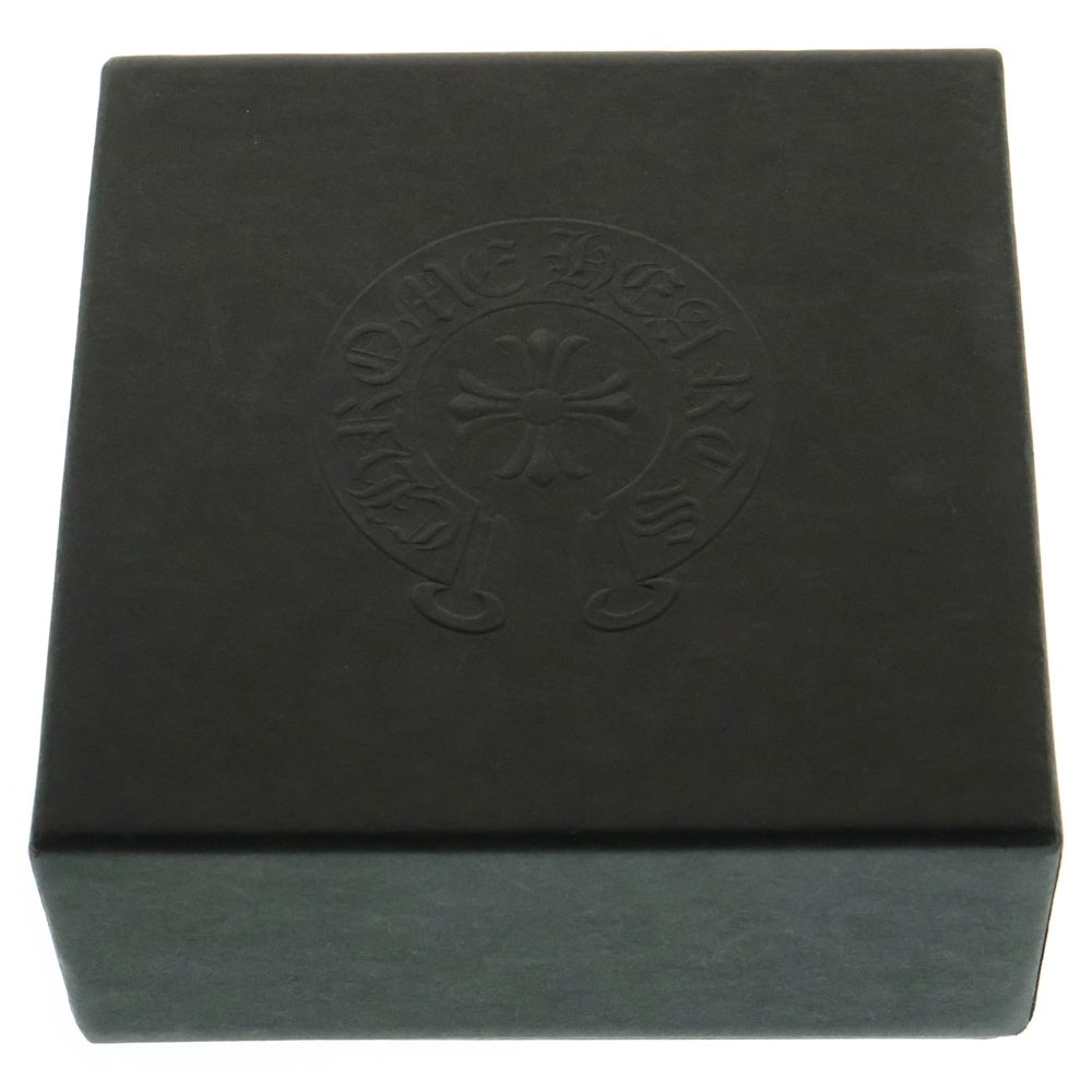 CHROME HEARTS(クロムハーツ) ZERO X3 PYRAMID STUDS TRIPLE ROW ゼロスタッズ トリプルピラミッド ロウ レザーブレスレッド バングル シルバー/ブラック