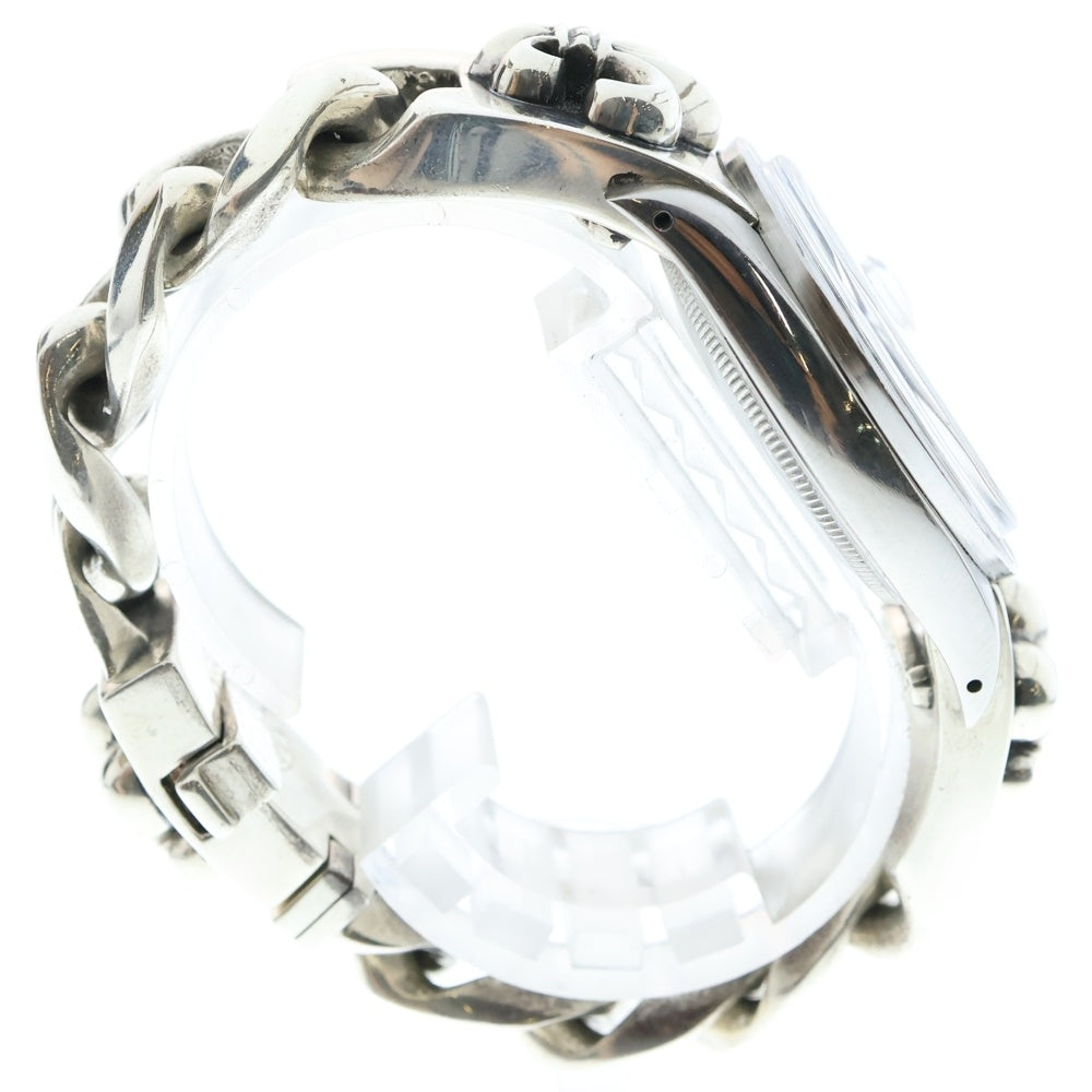 CHROME HEARTS(クロムハーツ) ×ROLEX オイスターパーペチュアル BSフレアクラシックリンク腕時計 Ref.1501 シルバー