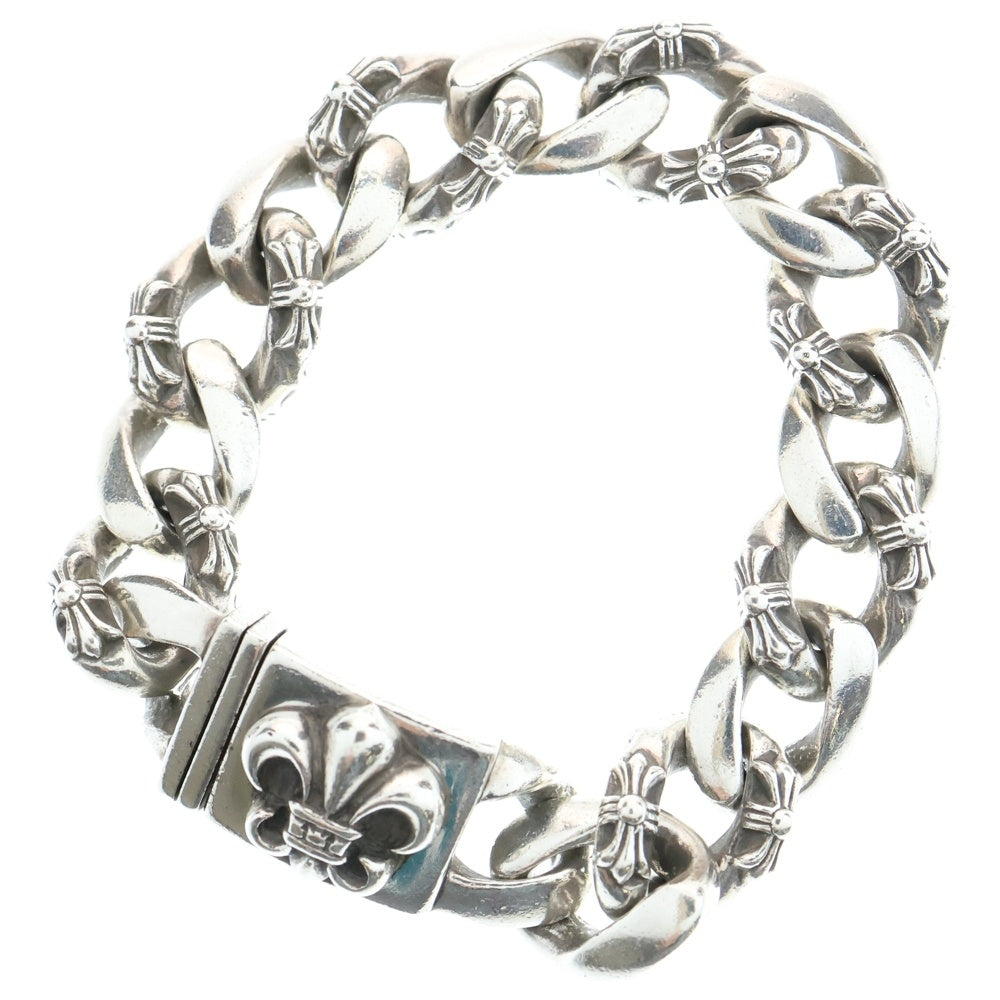 CHROME HEARTS(クロムハーツ) ID BOX FNCY FLUER ボックスID ファンシー フレア ブレスレット シルバー 14LINK