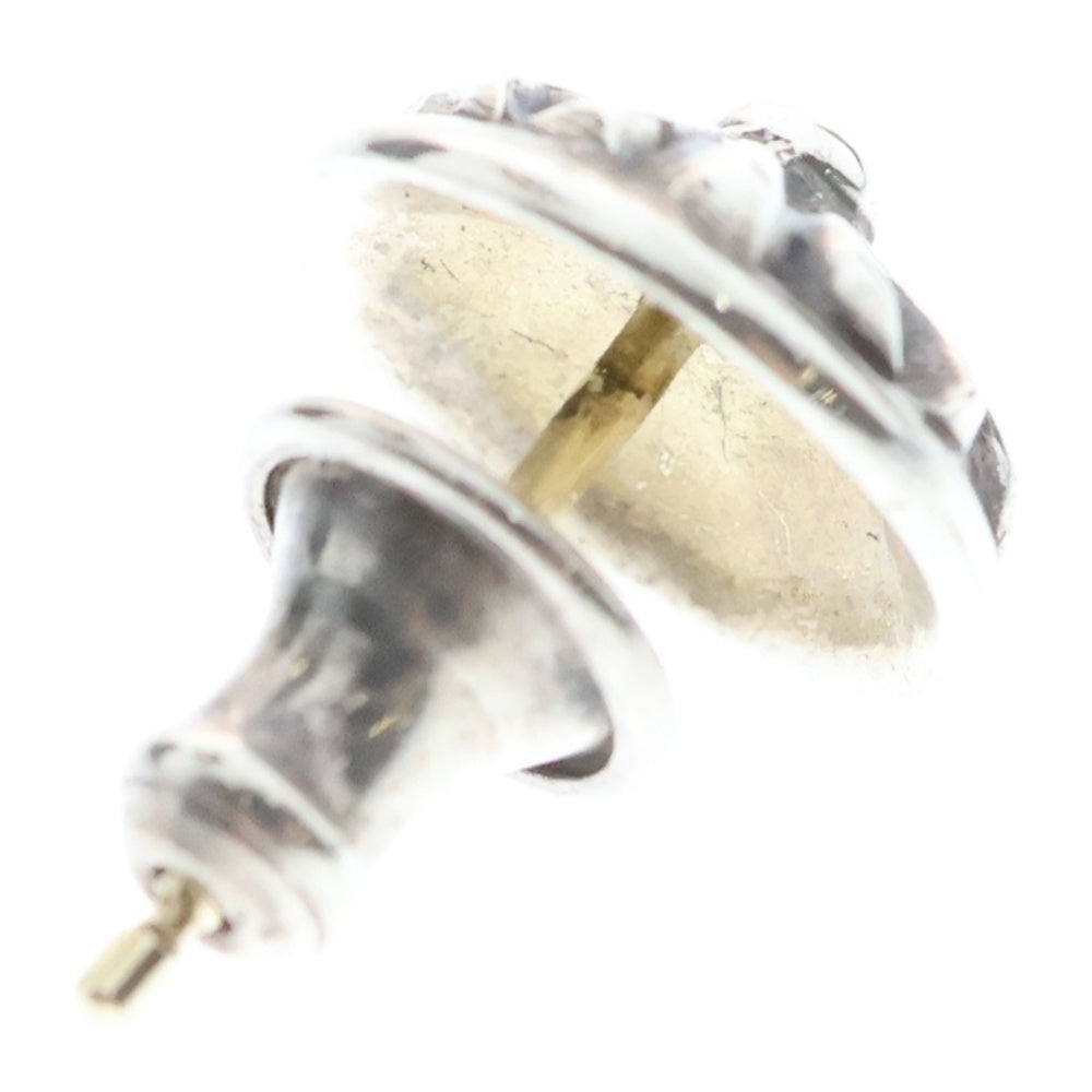 CHROME HEARTS(クロムハーツ) STUD CRSBLL クロスボールスタッドピアス シルバー BCA110