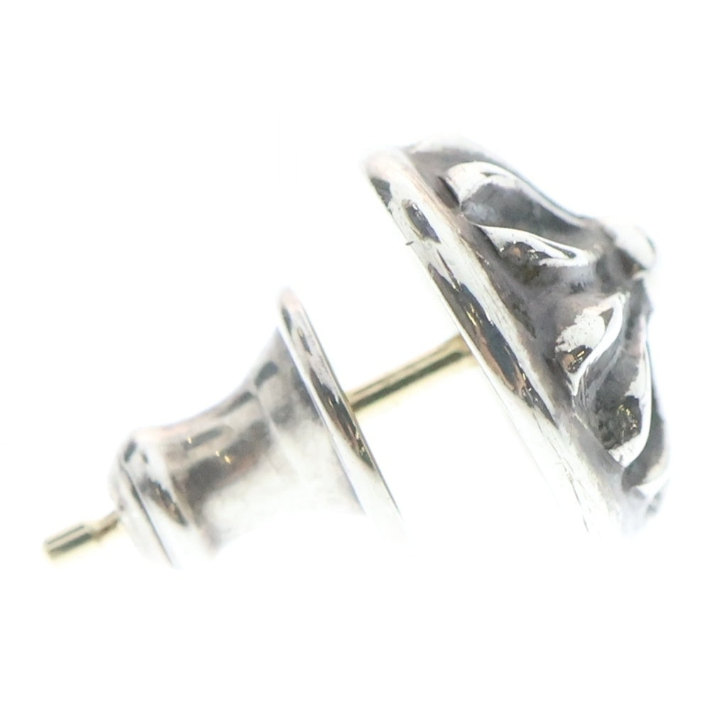 CHROME HEARTS(クロムハーツ) STUD CRSBLL クロスボールスタッドピアス シルバー BCA110