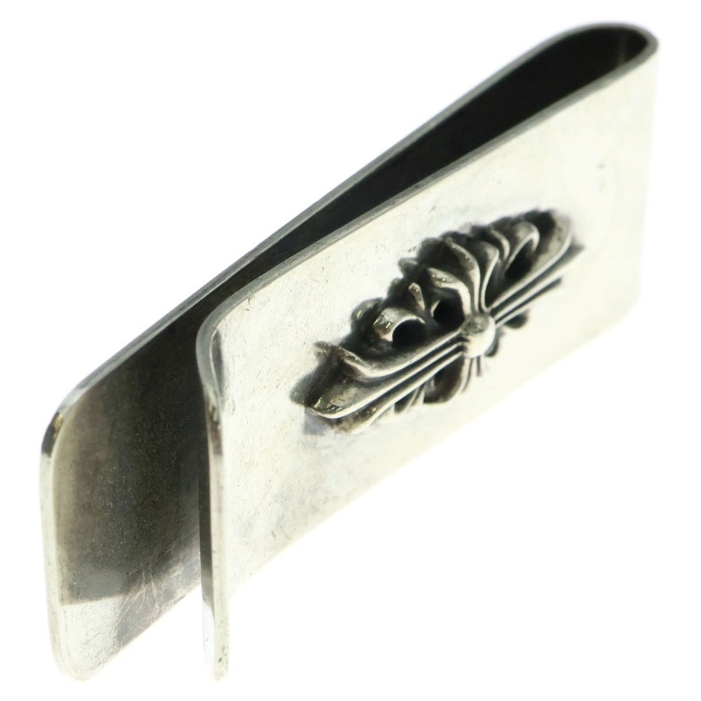 CHROME HEARTS(クロムハーツ) MNY CLIP SM フローラルクロスモチーフマネークリップ シルバー