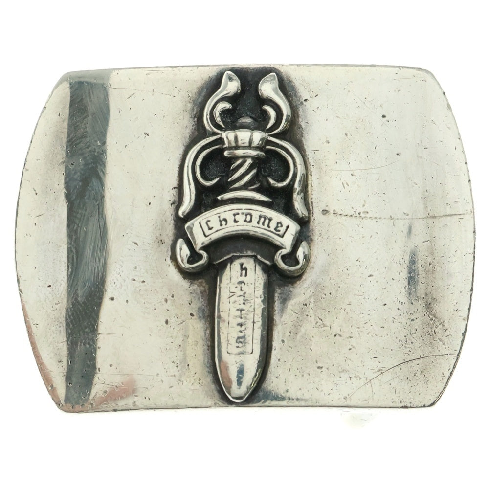 CHROME HEARTS(クロムハーツ) BUCKL MIL DGR ミリタリーレイズドダガー シルバーバックル