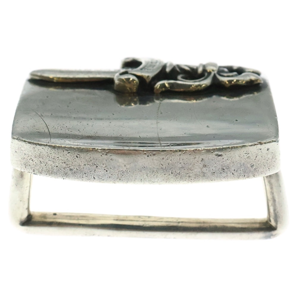 CHROME HEARTS(クロムハーツ) BUCKL MIL DGR ミリタリーレイズドダガー シルバーバックル