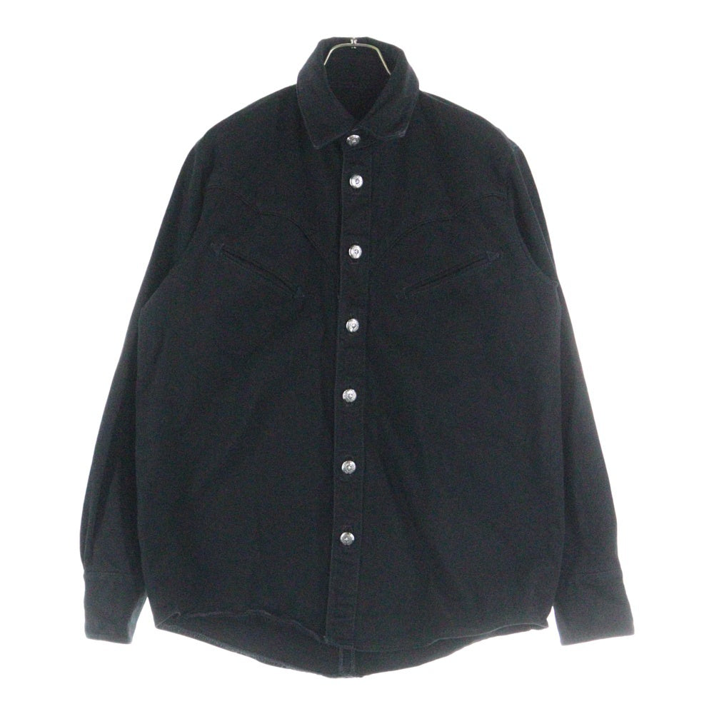 CHROME HEARTS(クロムハーツ) バックフレアニーウエスタンデニムジャケット ブラック