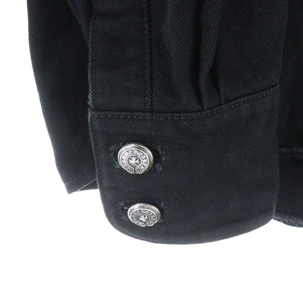 CHROME HEARTS(クロムハーツ) バックフレアニーウエスタンデニムジャケット ブラック