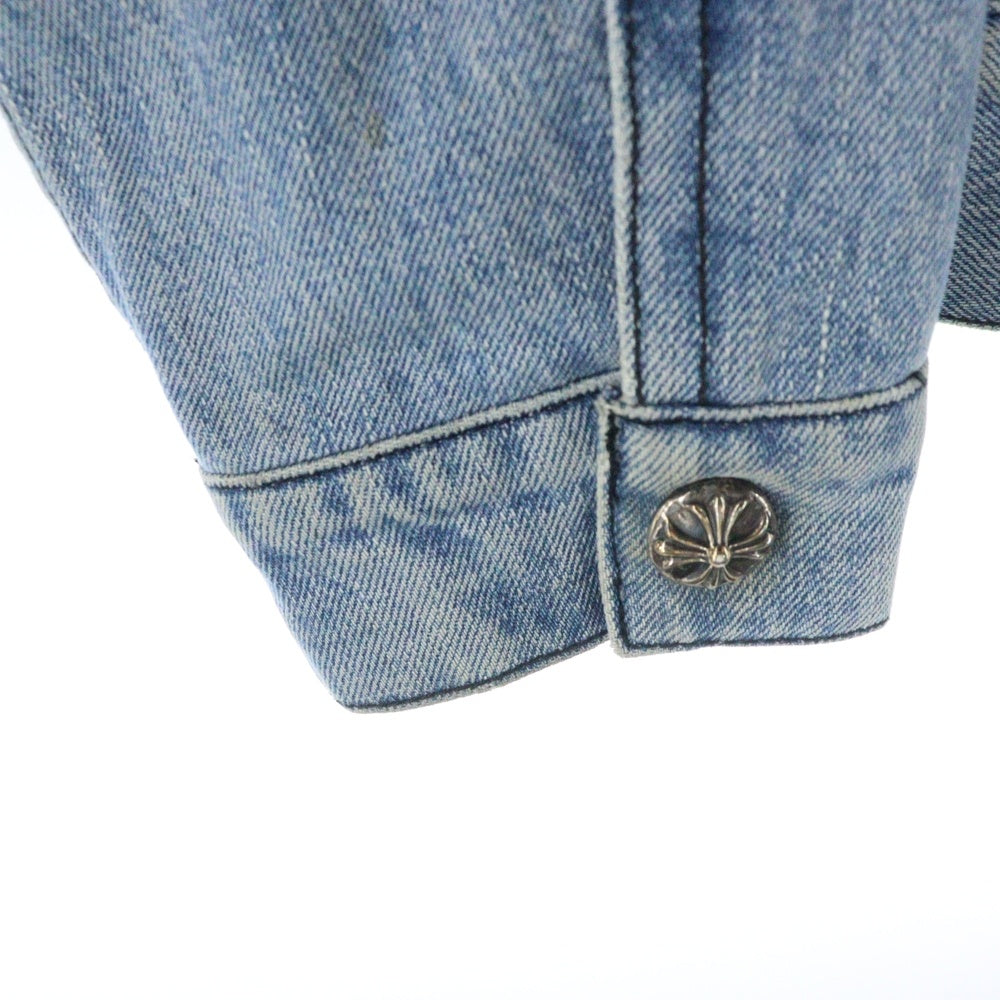 CHROME HEARTS(クロムハーツ) U MOTORBREATH モトブレス ムートンライナーボアデニムジャケット インディゴ