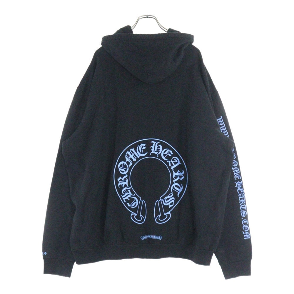 CHROME HEARTS(クロムハーツ) WWW.CHROMEHEARTS.COM HOODIE オンライン限定ホースシューバックプリントプルオーバーパーカー