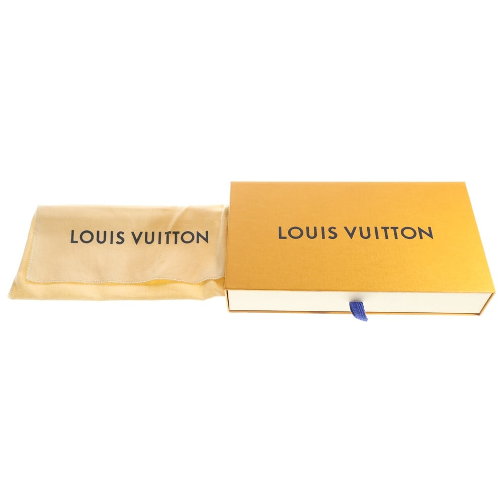 LOUIS VUITTON(ルイヴィトン) ×HUMAN MADE Monogram Zip Wallet モノグラム ロゴ ジップ 長財布 ネイビー/インディゴ