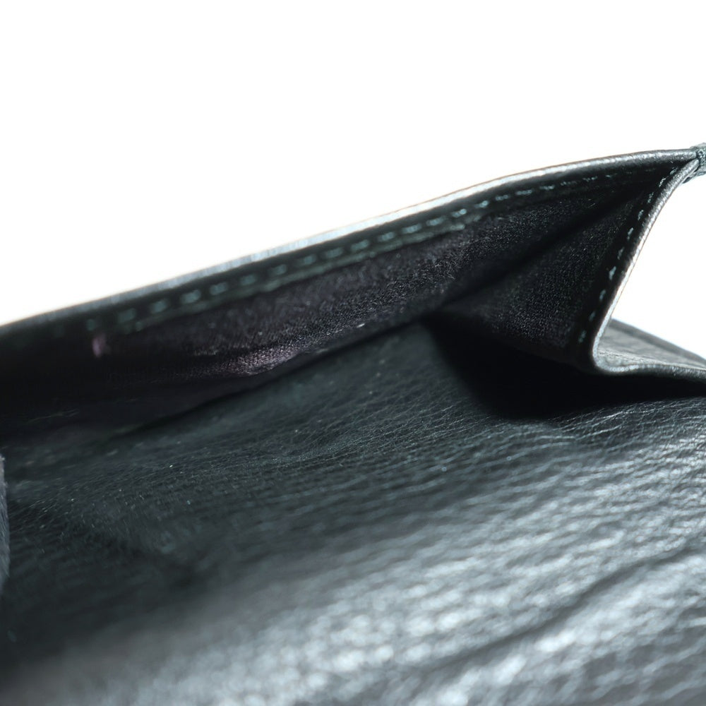 BALENCIAGA(バレンシアガ) PAPIER MINI WALLET ペイパー ミニ ウォレット レザー 三つ折り財布 391446 ブラック