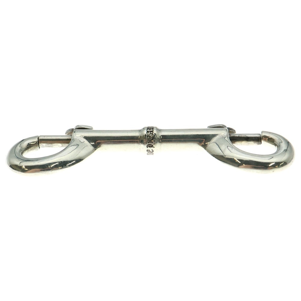 CHROME HEARTS(クロムハーツ) DOUBLE CLIP SWIVEL KEY CHAIN ダブルクリップスイベル シルバー