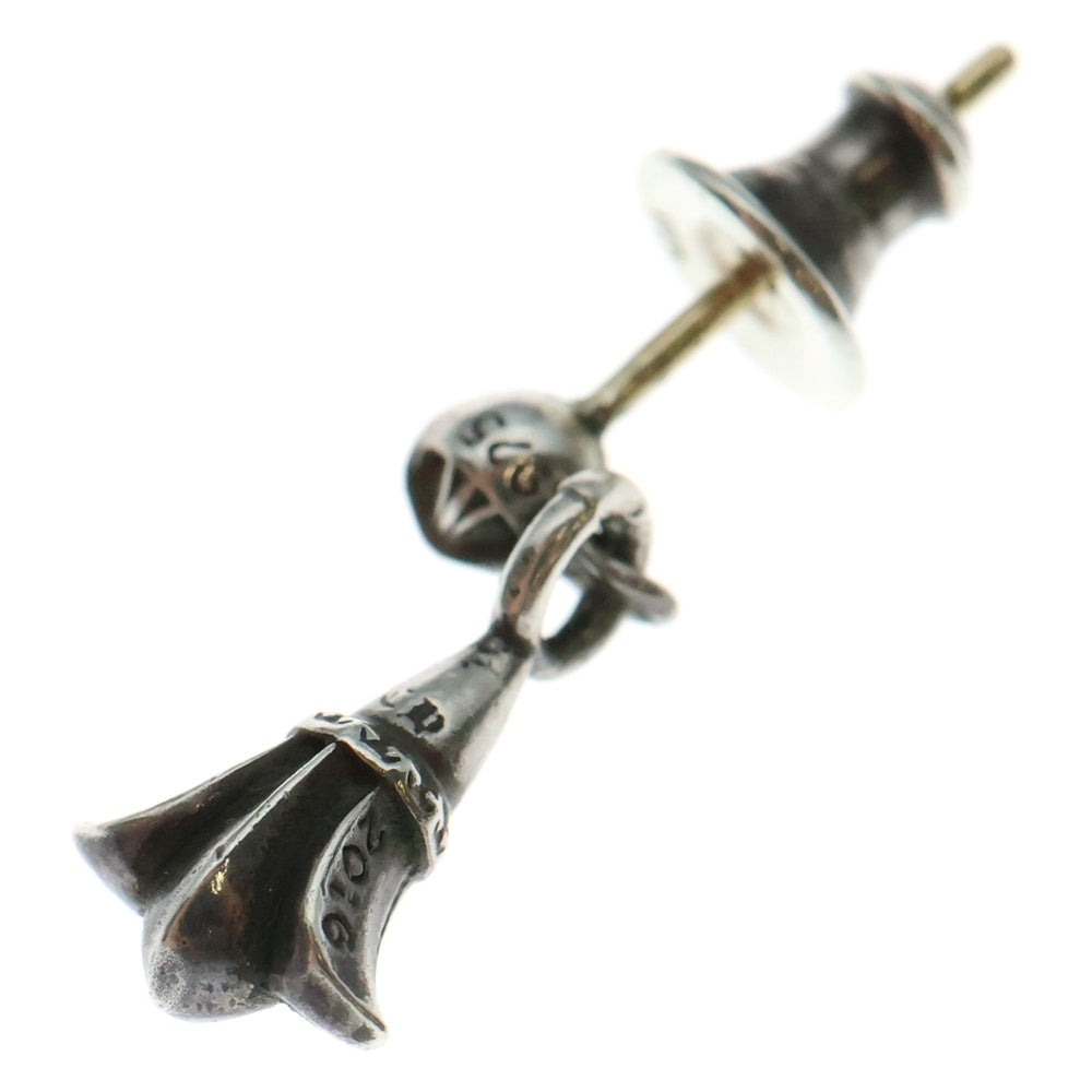 CHROME HEARTS(クロムハーツ) CRSSTAL クロステイル ドロップ ピアス シルバー