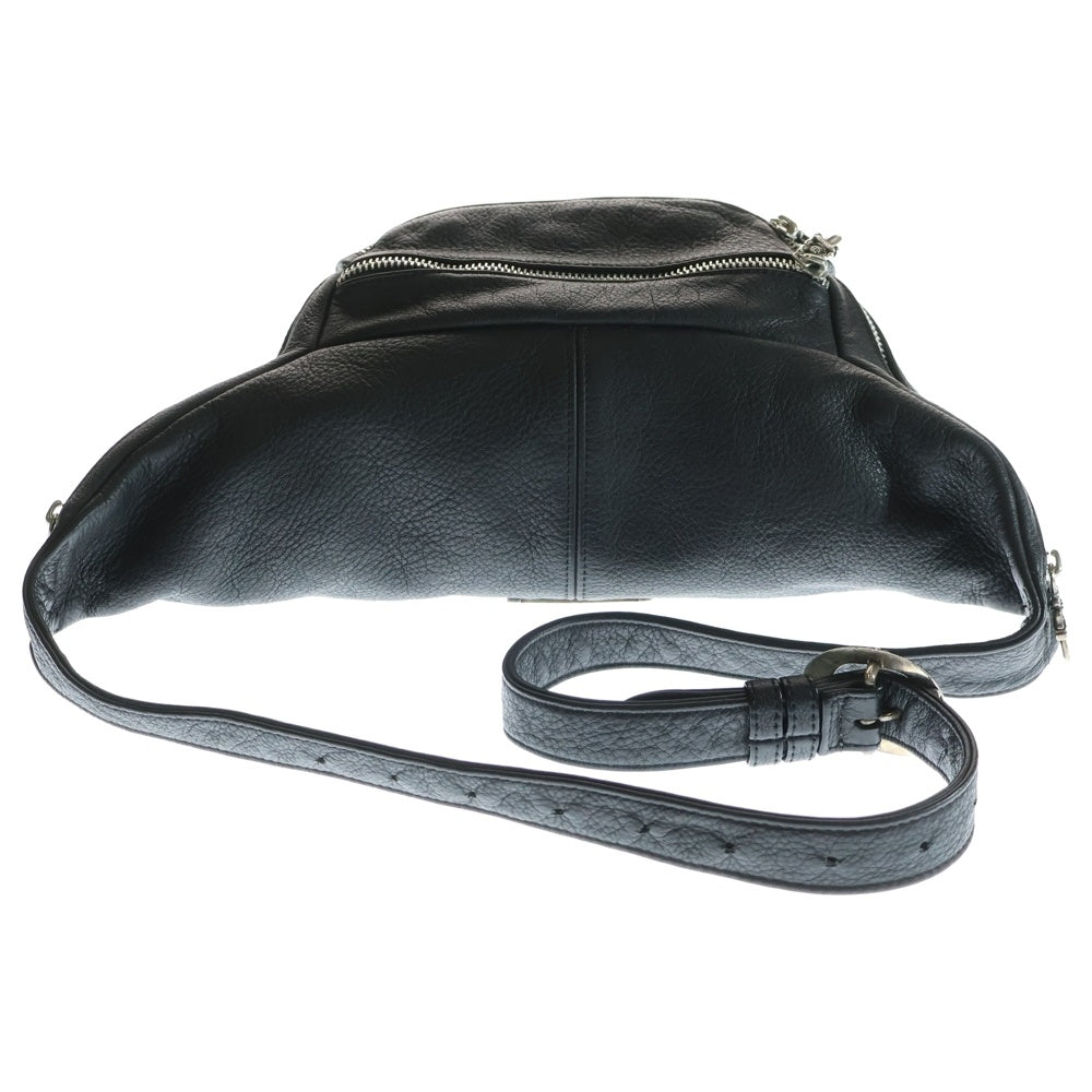 CHROME HEARTS(クロムハーツ) #1 SNAT PACK スナットパック ダガージップ ガンスリンガーベルト レザーウエストバッグ ブラック BCA378