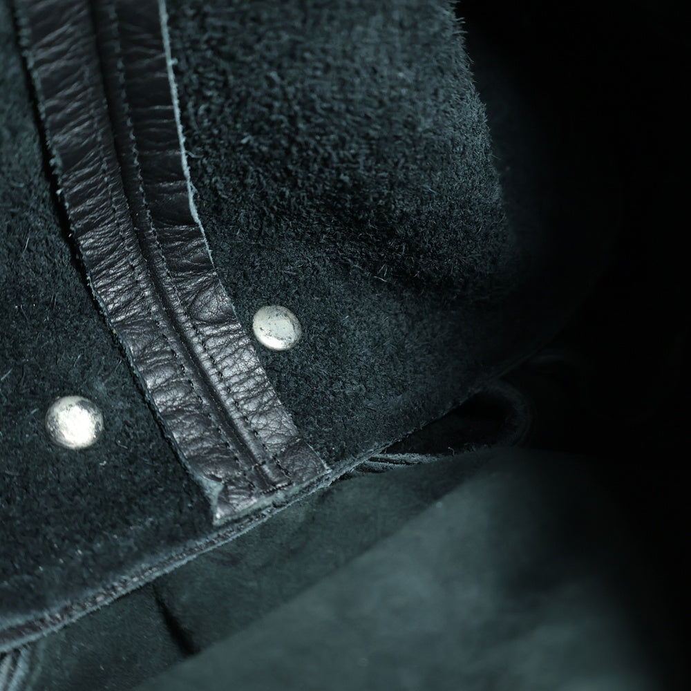 CHROME HEARTS(クロムハーツ) #1 SNAT PACK スナットパック ダガージップ ガンスリンガーベルト レザーウエストバッグ ブラック BCA378