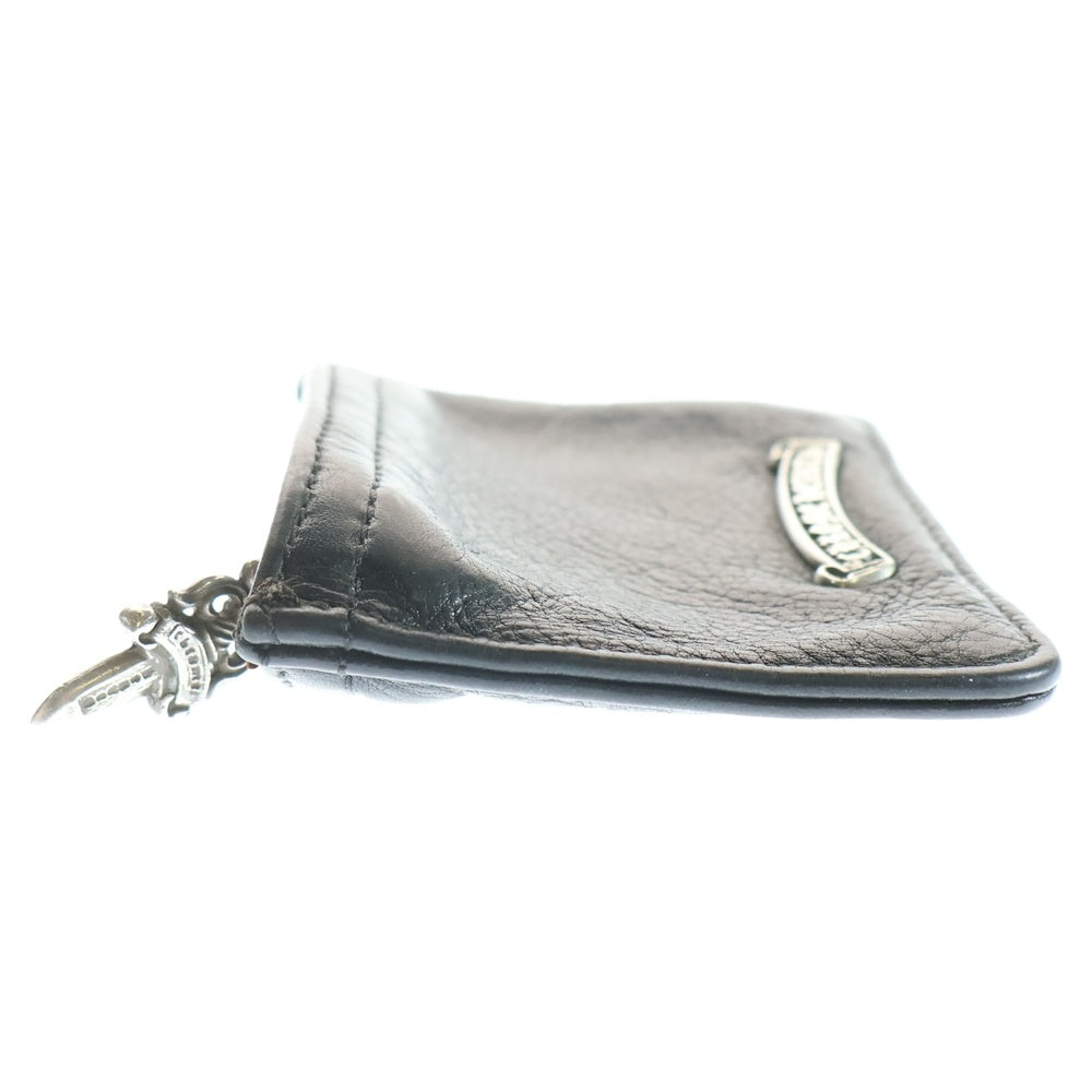 CHROME HEARTS(クロムハーツ) ZPR CHNG PURSE2 チェンジパース #2ダガージップコインケース レザー ブラック