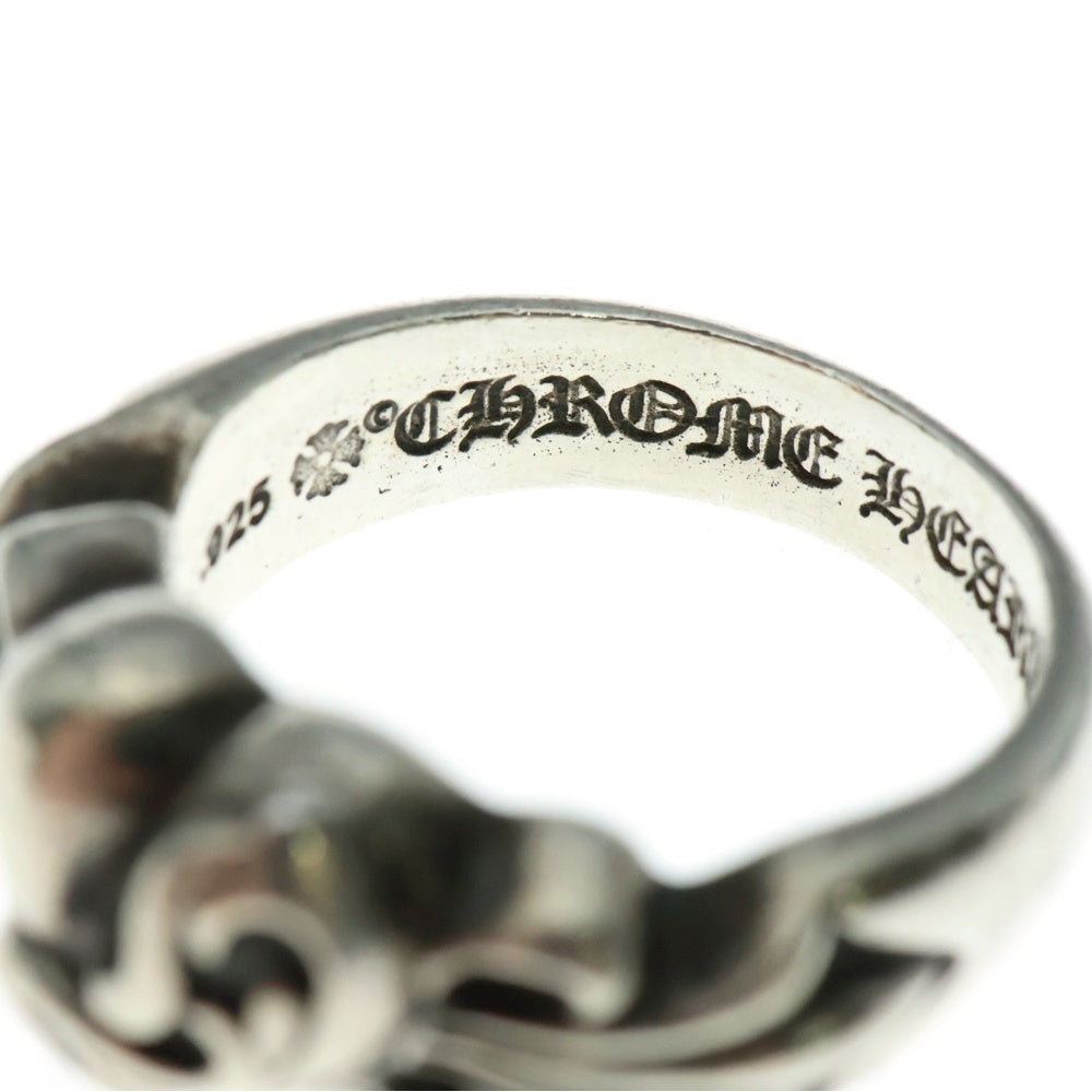 CHROME HEARTS(クロムハーツ) FLRL CRS HRT フローラルハート シルバーリング