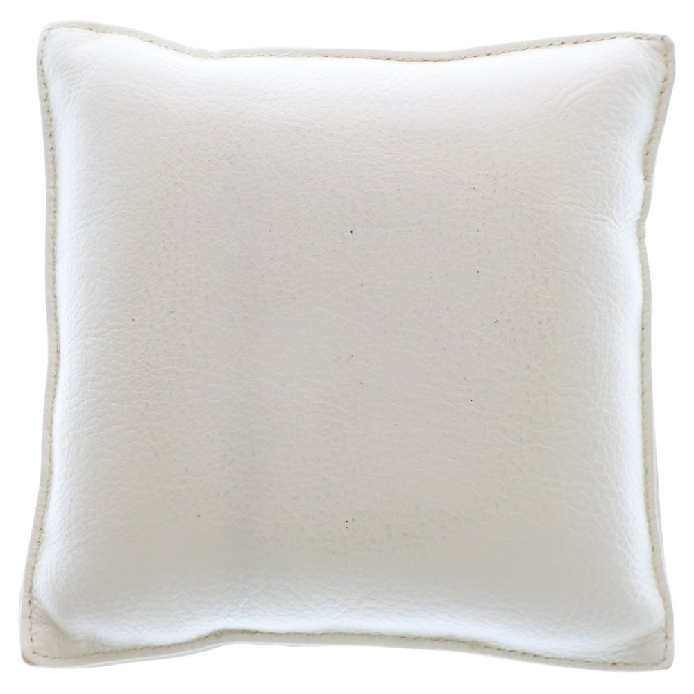 CHROME HEARTS(クロムハーツ) LEATHER PAPERWEIGHT クロスパッチ付き レザー ペーパーウェイト ホワイト