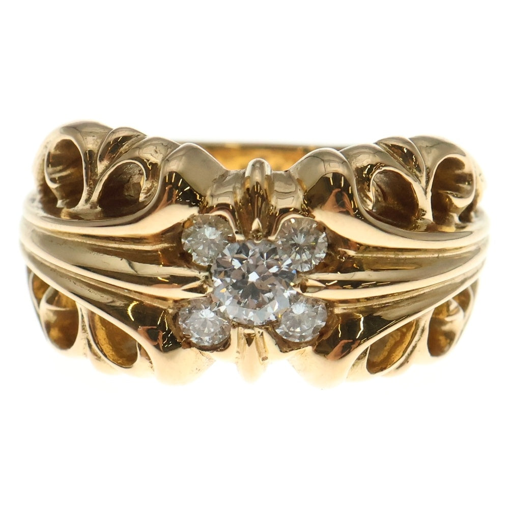 CHROME HEARTS(クロムハーツ) 22K K&T 5PT DIA 5ポイントダイヤ ゴールドリング