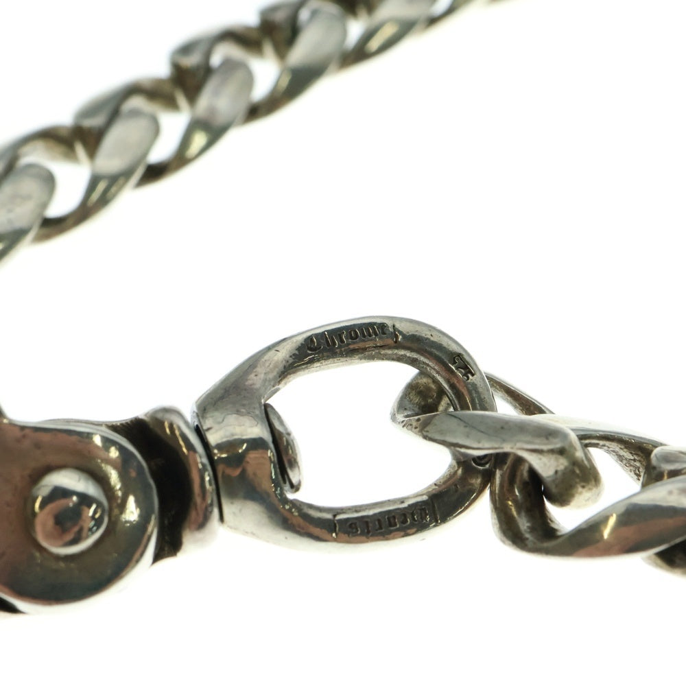 CHROME HEARTS(クロムハーツ) CLASSIC SHORT-T/ 2クリップショートクラシック ウォレットチェーン シルバー BCA068
