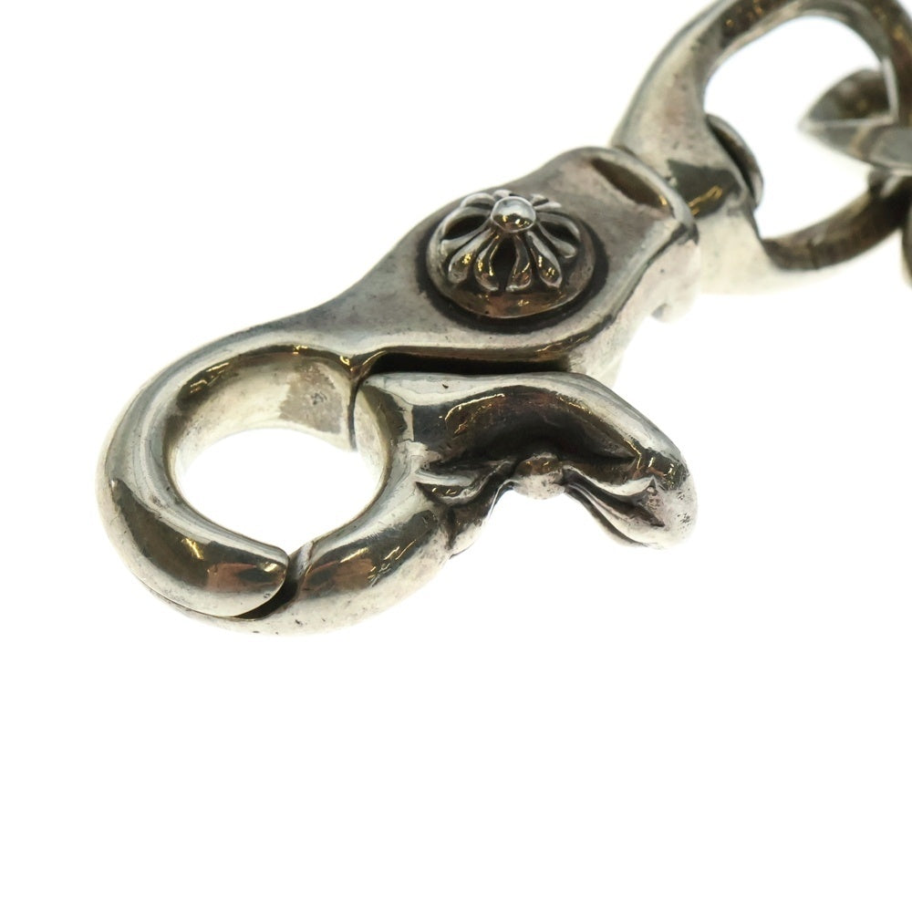 CHROME HEARTS(クロムハーツ) CLASSIC SHORT-T/ 2クリップショートクラシック ウォレットチェーン シルバー BCA068