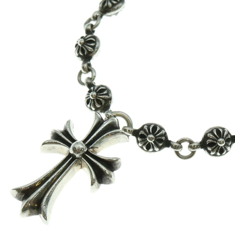CHROME HEARTS(クロムハーツ) #1 CRSBL CHN SML CH CRS クロスボールチェーン スモールCHクロス ネックレス シルバー BCA193