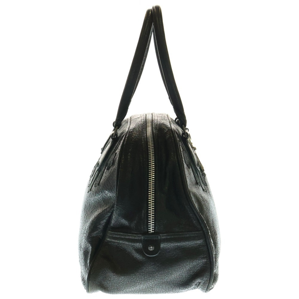 CHROME HEARTS(クロムハーツ) GYM MD ジムバッグ ラージCHクロス付きレザーハンドバッグ