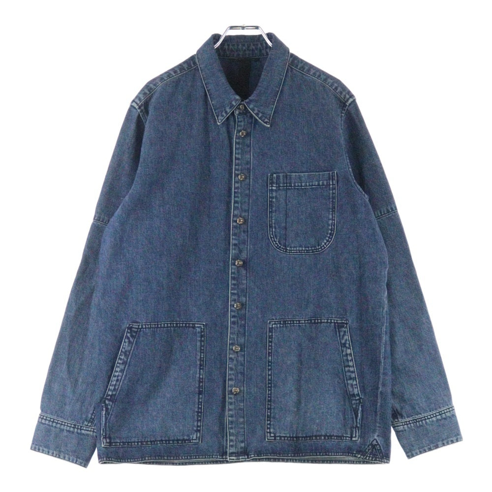 CHROME HEARTS(クロムハーツ) LAST BITE ラストバイト クロスボールボタンデニム長袖シャツ インディゴ JVP