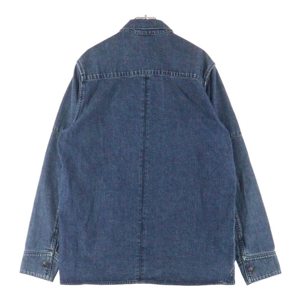 CHROME HEARTS(クロムハーツ) LAST BITE ラストバイト クロスボールボタンデニム長袖シャツ インディゴ JVP