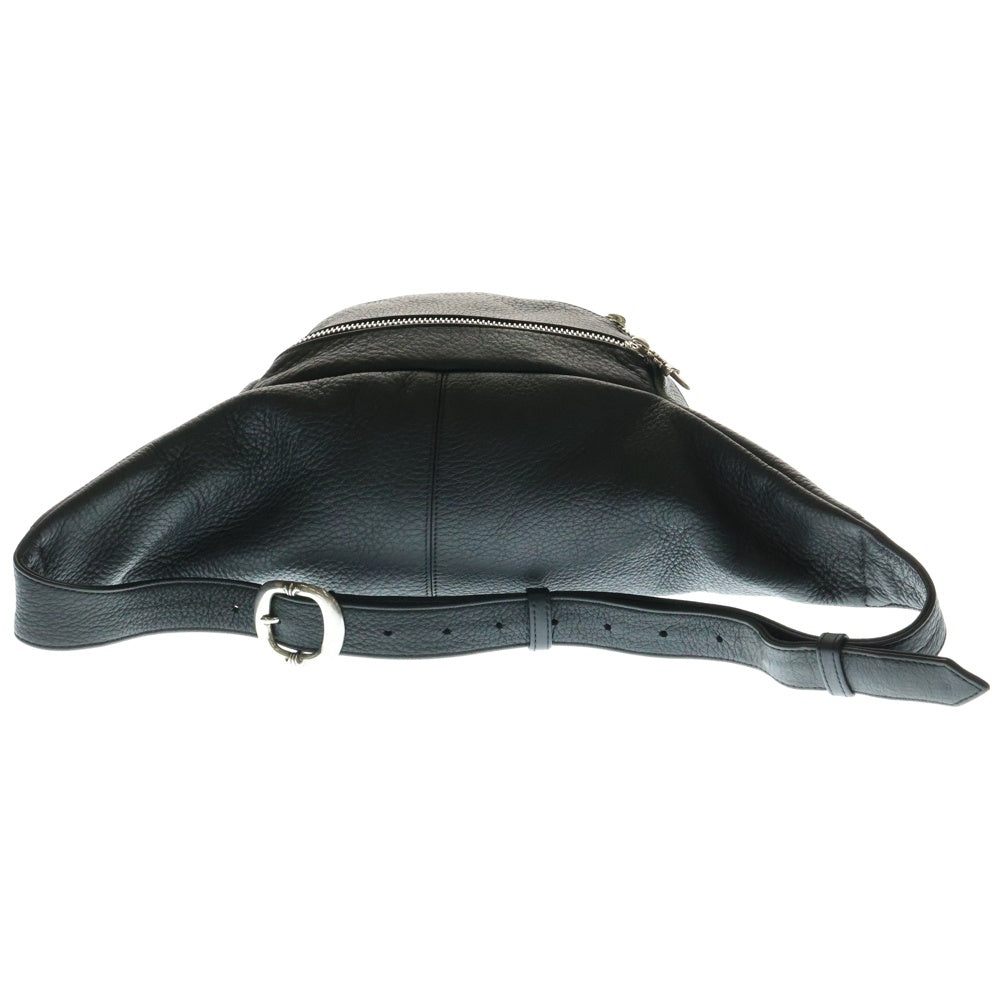 CHROME HEARTS(クロムハーツ) #1 SNAT PACK スナットパック ダガージップ ガンスリンガーベルト レザーウエストバッグ ブラック BCA378