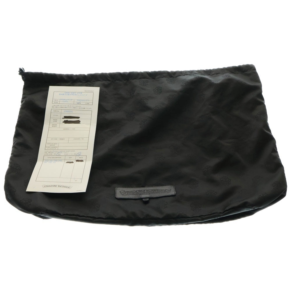 CHROME HEARTS(クロムハーツ) #1 SNAT PACK スナットパック ダガージップ ガンスリンガーベルト レザーウエストバッグ ブラック BCA378