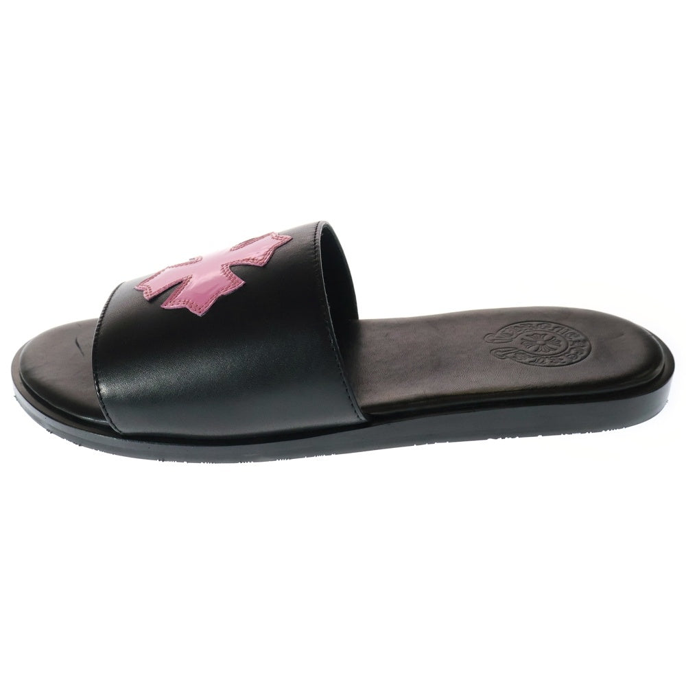 CHROME HEARTS(クロムハーツ) CH SLIDE LEATHER CHプラスパッチレザーサンダル