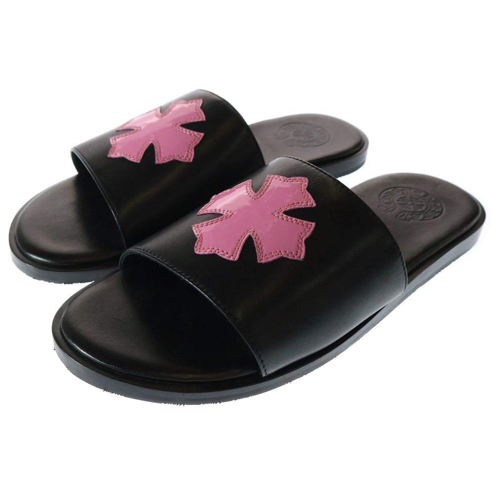 CHROME HEARTS(クロムハーツ) CH SLIDE LEATHER CHプラスパッチレザーサンダル