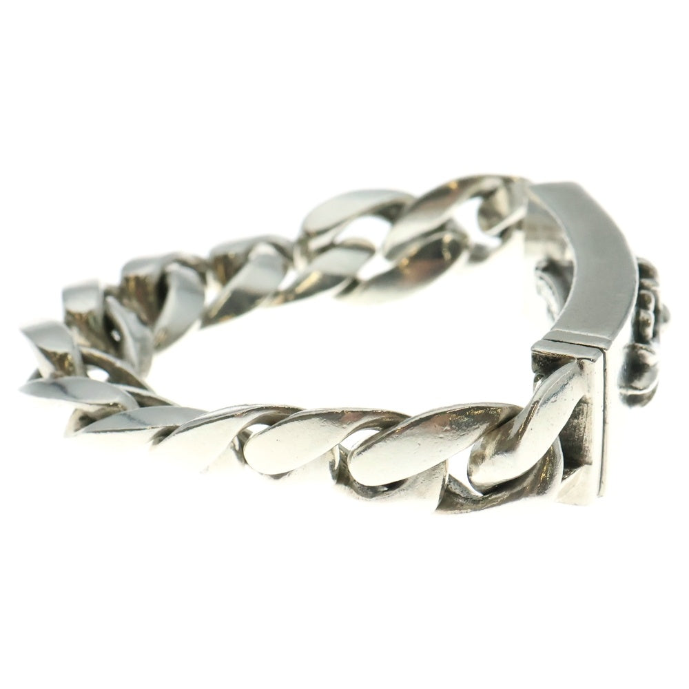 CHROME HEARTS(クロムハーツ) ID FLORAL CRS フローラルクロスIDクラシックリンク ブレスレット 11LINK シルバー BCA164