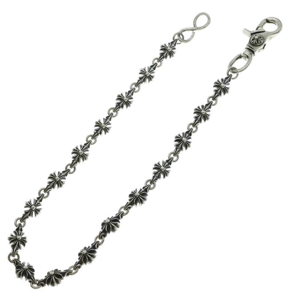 CHROME HEARTS(クロムハーツ) 4C CROSS LONG-T 1クリップカットアウトCHプラス ロング シルバーウォレットチェーン