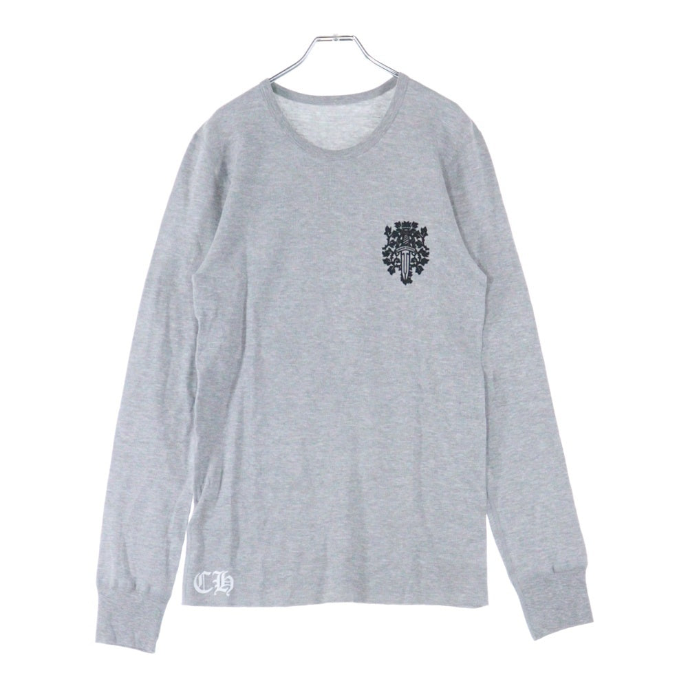 CHROME HEARTS(クロムハーツ) Thermal L S ヴァインダガープリントサーマル長袖カットソー グレー
