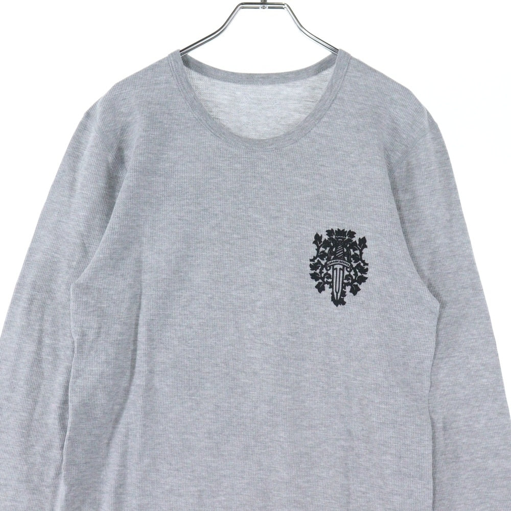 CHROME HEARTS(クロムハーツ) Thermal L S ヴァインダガープリントサーマル長袖カットソー グレー
