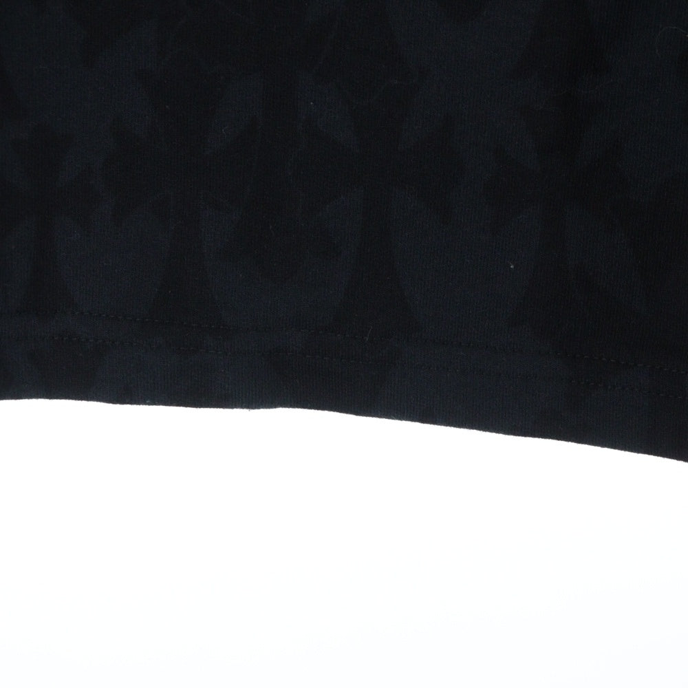 CHROME HEARTS(クロムハーツ) SWEAT PANTS セメタリークロス総柄スウェットハーフパンツ ブラック