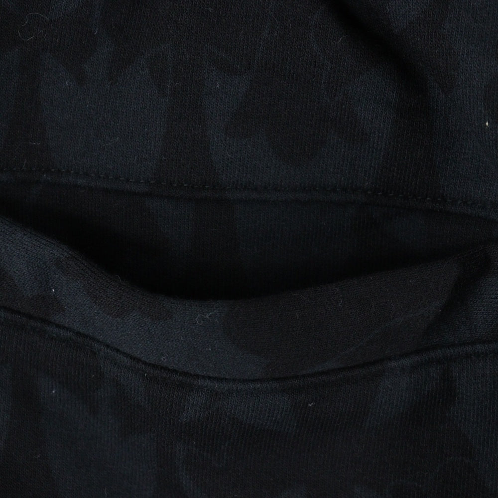 CHROME HEARTS(クロムハーツ) SWEAT PANTS セメタリークロス総柄スウェットハーフパンツ ブラック