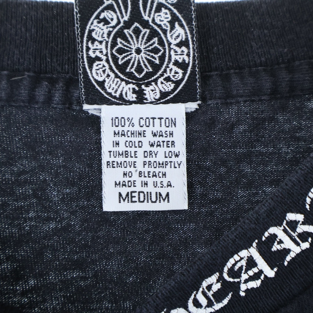 CHROME HEARTS(クロムハーツ) OLD DAGGER NECK LOGO TEE オールド ネックロゴ ヴァインダガーTシャツ 半袖カットソー
