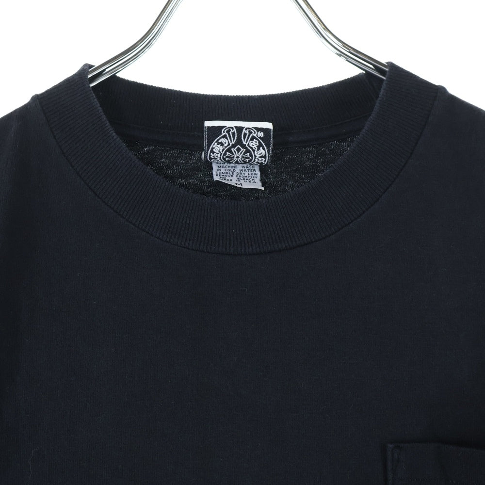 CHROME HEARTS(クロムハーツ) OLD バックセメタリープリント 半袖ポケットTシャツ カットソー ブラック