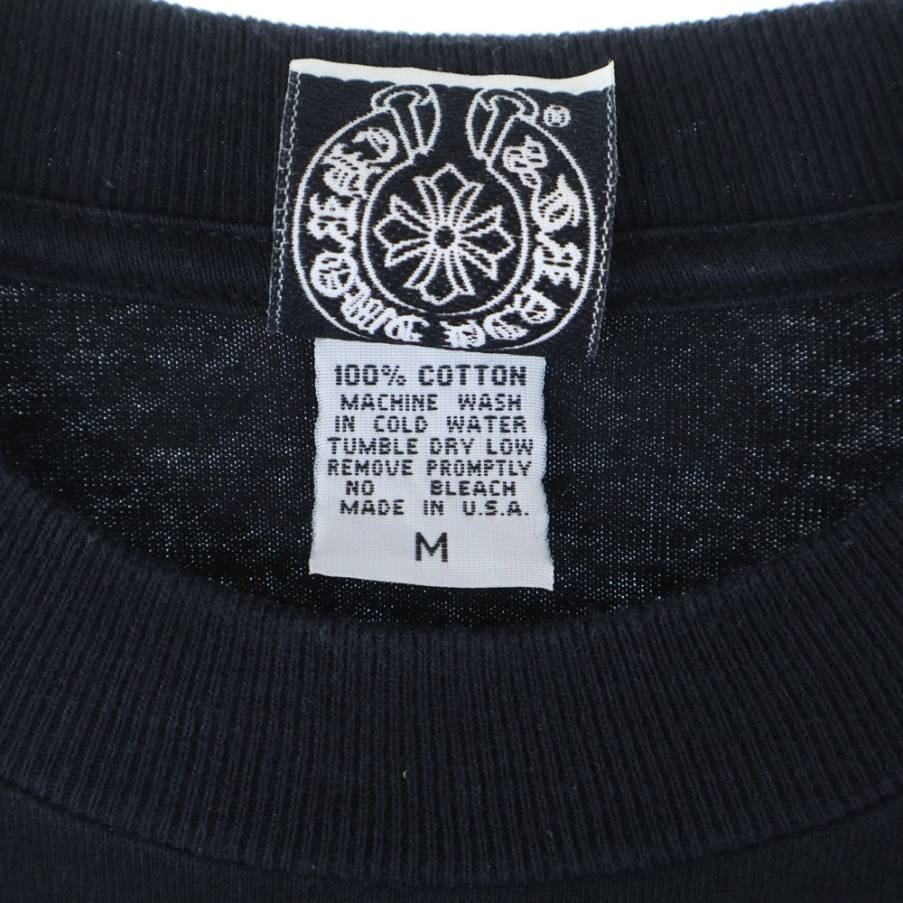 CHROME HEARTS(クロムハーツ) OLD バックセメタリープリント 半袖ポケットTシャツ カットソー ブラック
