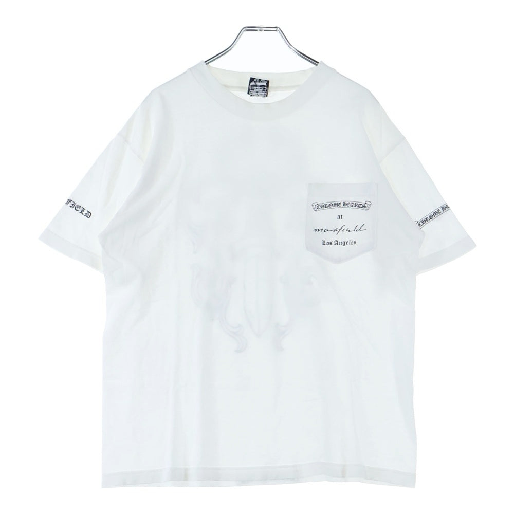 CHROME HEARTS(クロムハーツ) OLD ×max field Dagger S/S TEE オールドモデル マックスフィールド ダガープリント 半袖Tシャツ ホワイト